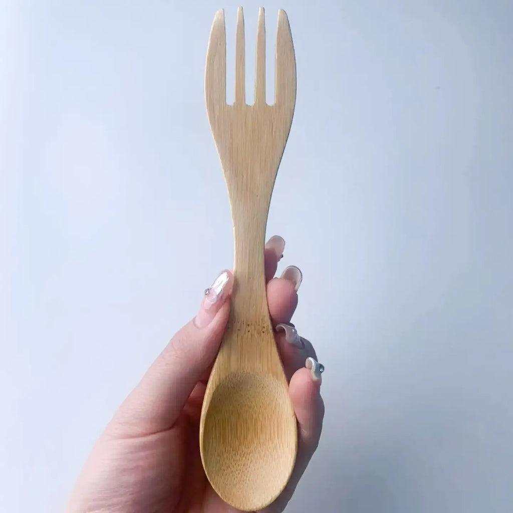 ***Plastic Free Natural Bamboo Spork