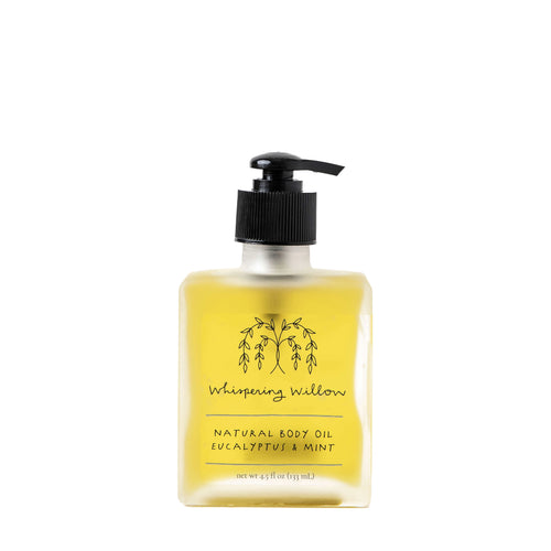 ****Whispering Willow Natural Body Oil Eucalyptus & Mint