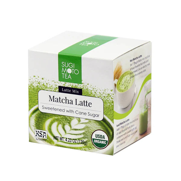 ***Organic Matcha Latte Mix 4.23oz (120g) Box