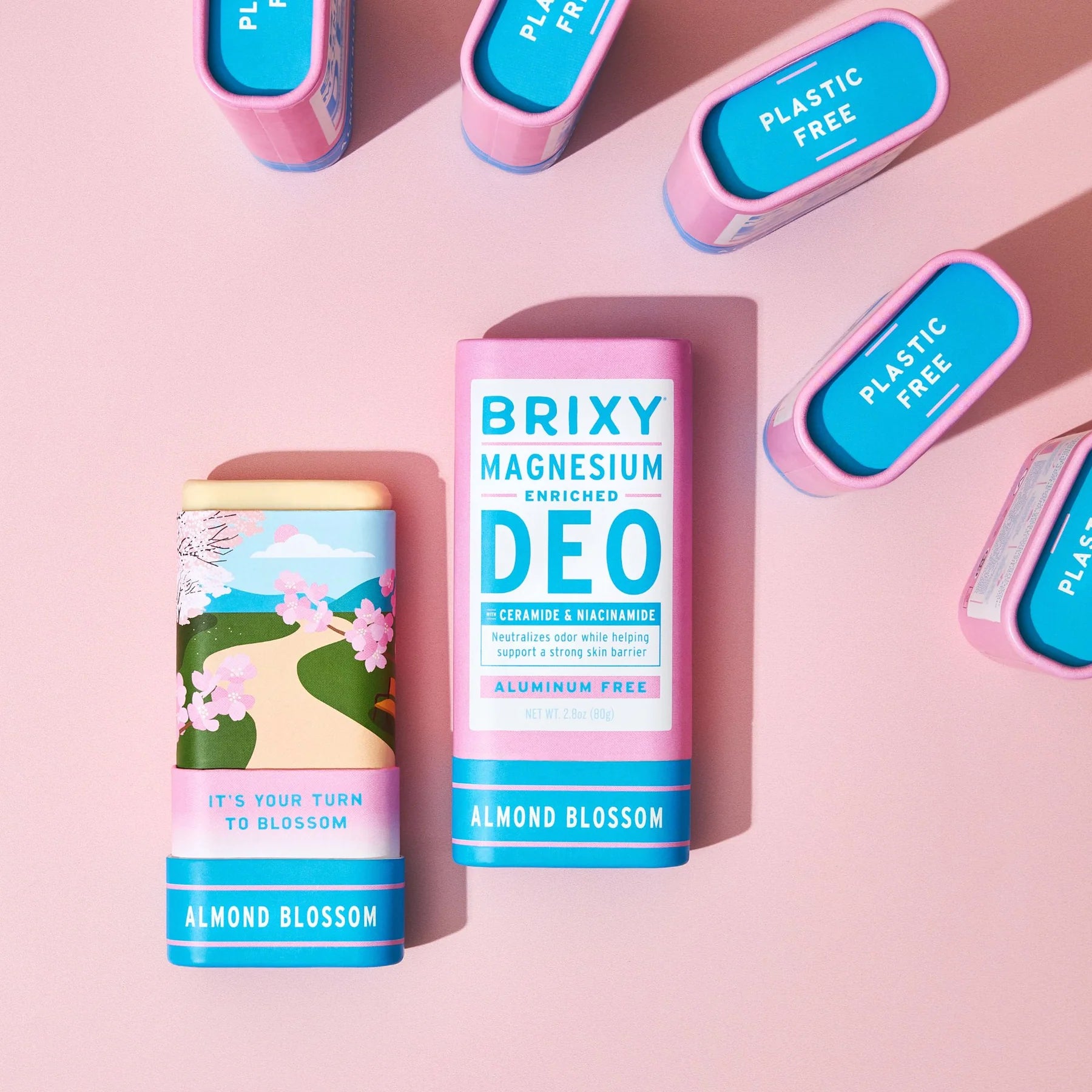 ***Brixy Magnesium Enriched Deodorant | Aluminum Free | Almond