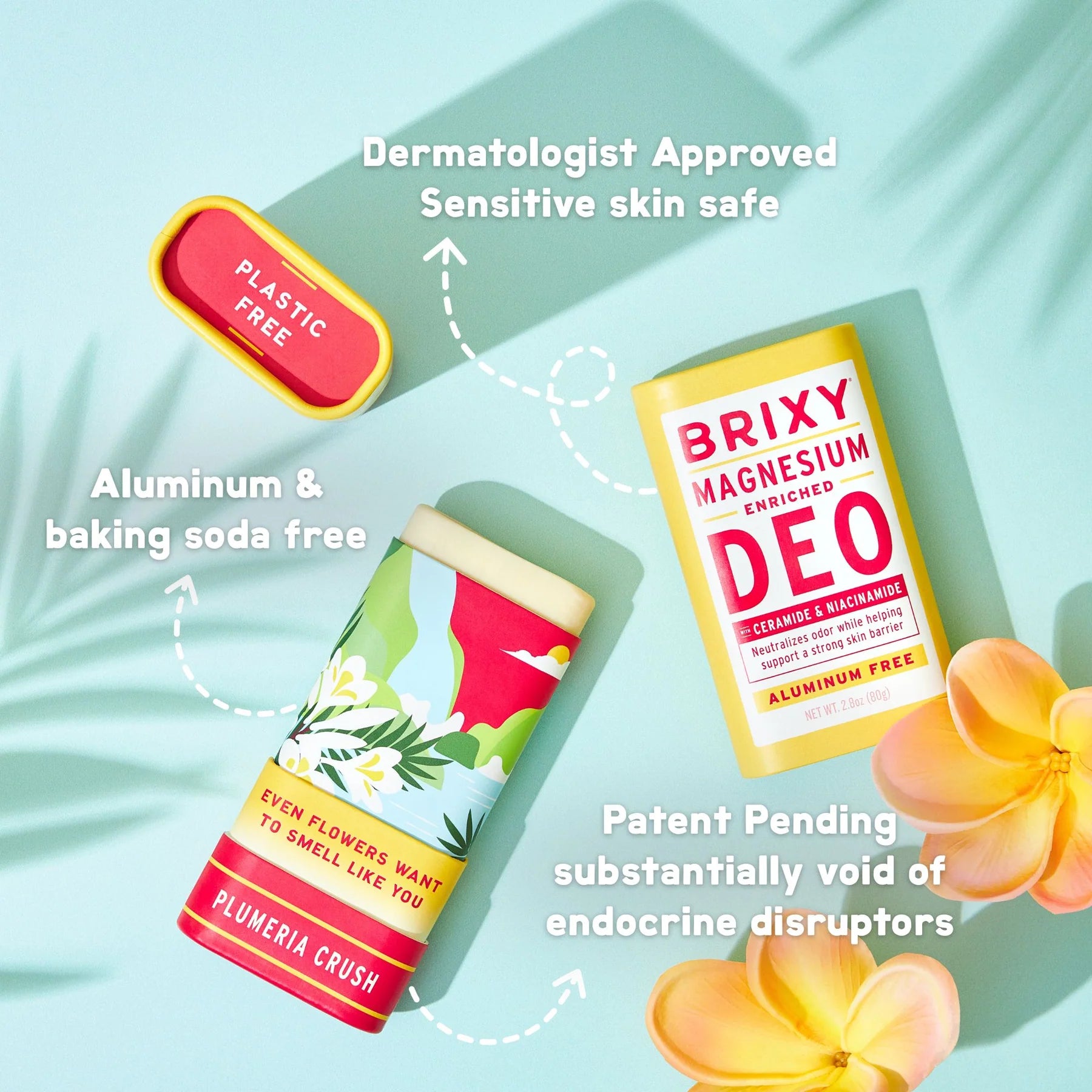 ***Magnesium Enriched Deodorant | Aluminum Free | Plumeria
