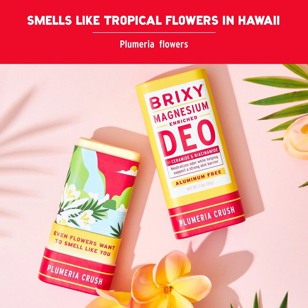***Magnesium Enriched Deodorant | Aluminum Free | Plumeria