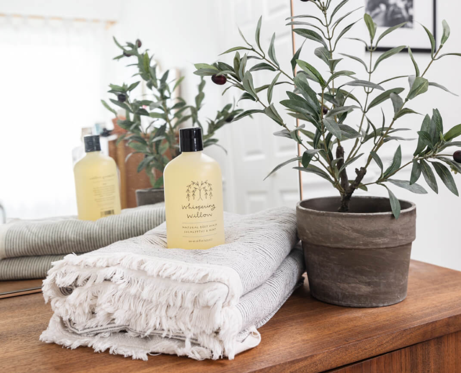 Whispering Willow Eucalyptus & Mint Body Wash - 16oz Plastic