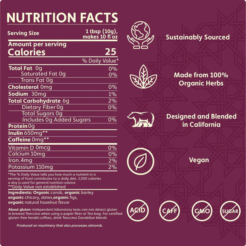 Teeccino Ground Coffee (1.05oz/30g)