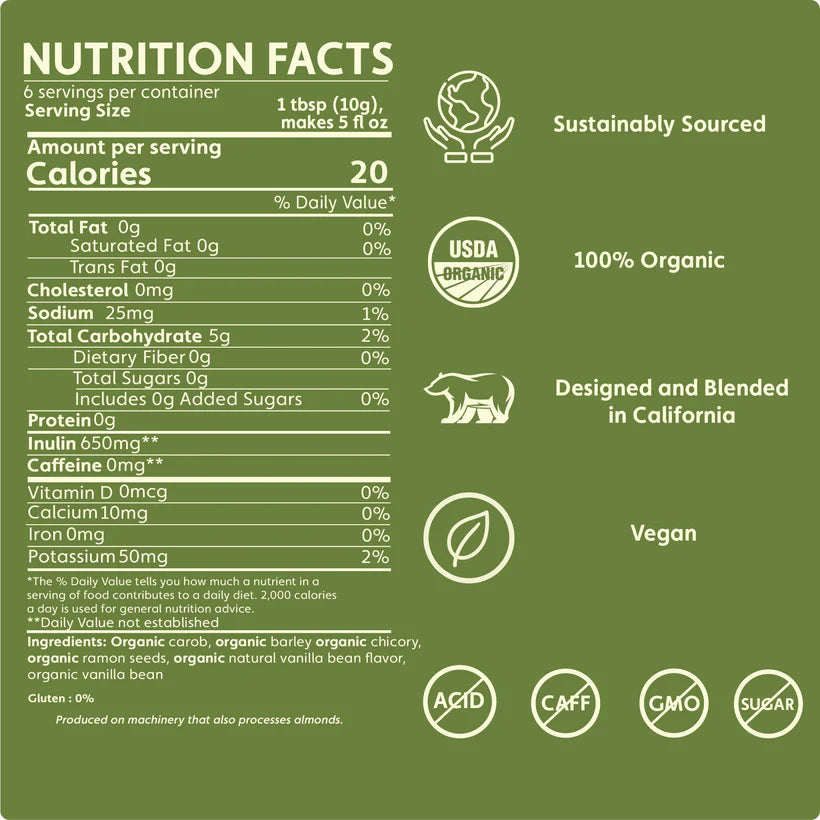 Teeccino Ground Coffee (1.05oz/30g)