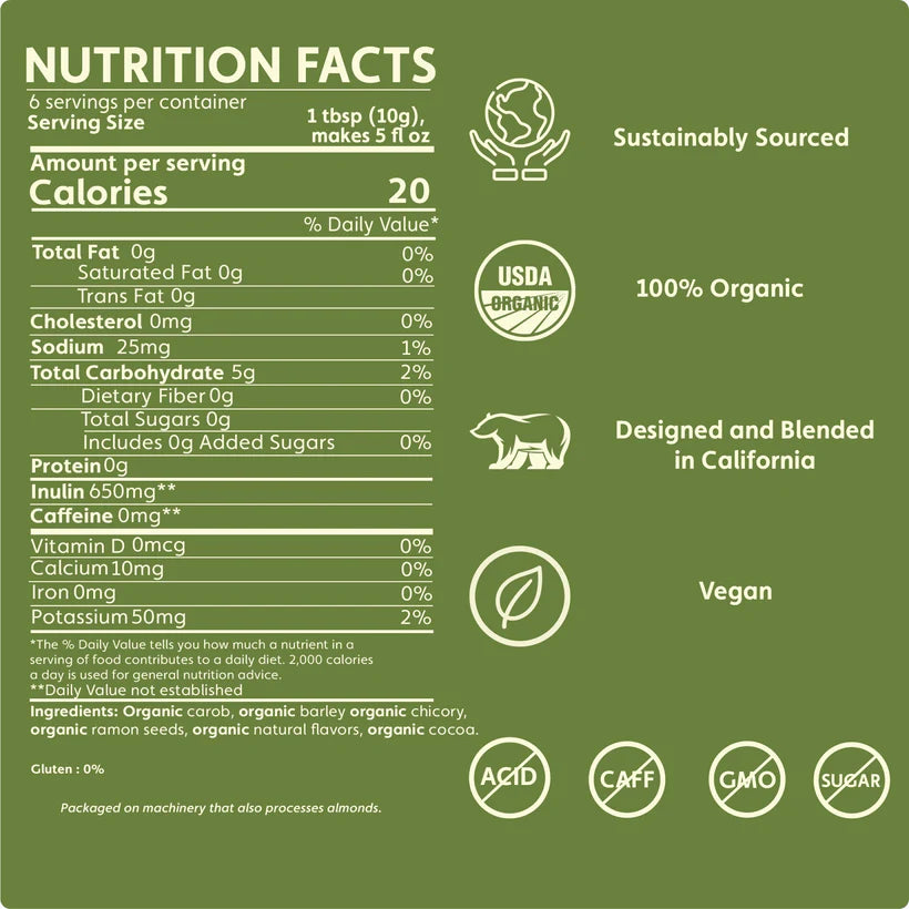 Teeccino Ground Coffee (1.05oz/30g)