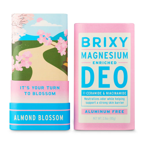 ***Brixy Magnesium Enriched Deodorant | Aluminum Free | Almond