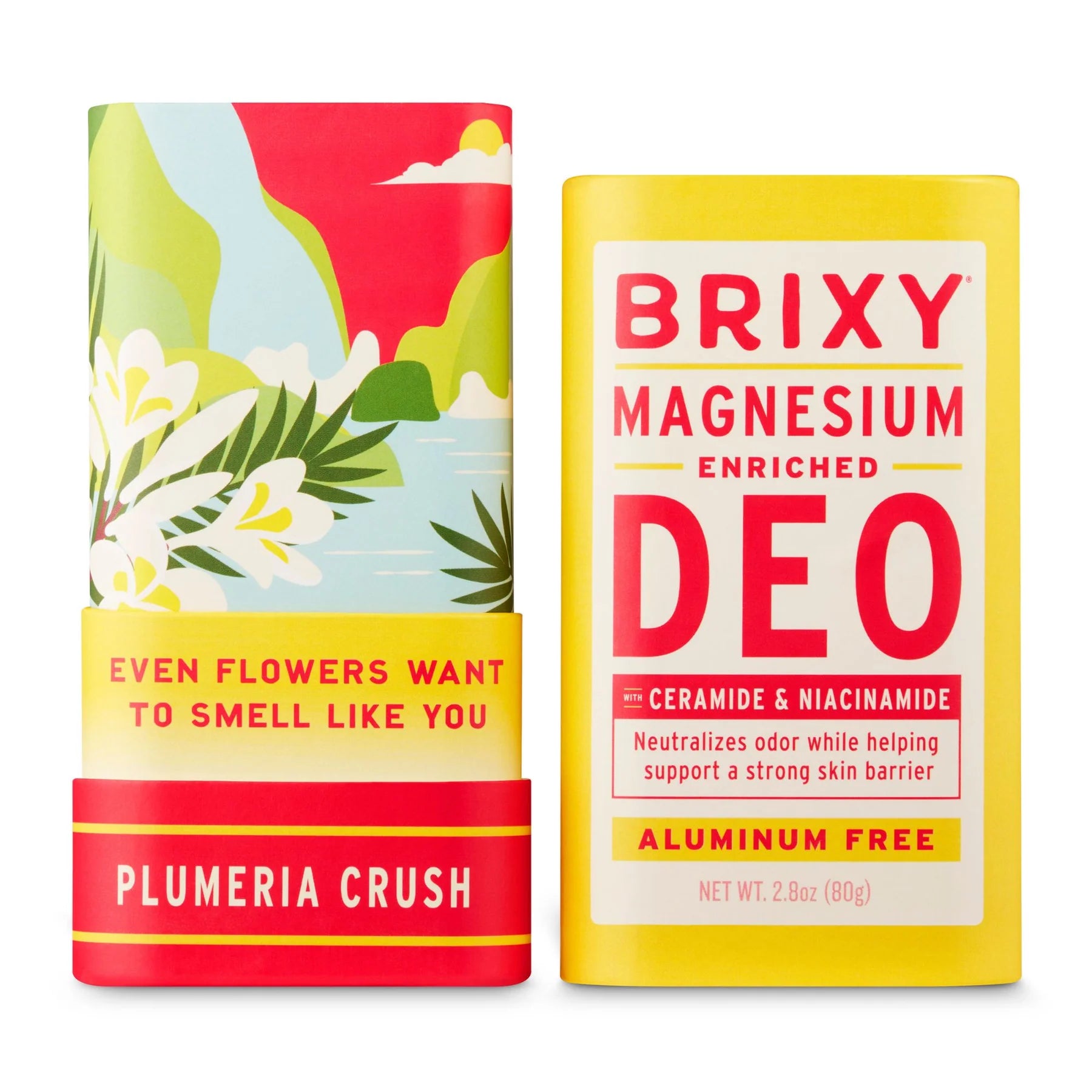 ***Magnesium Enriched Deodorant | Aluminum Free | Plumeria