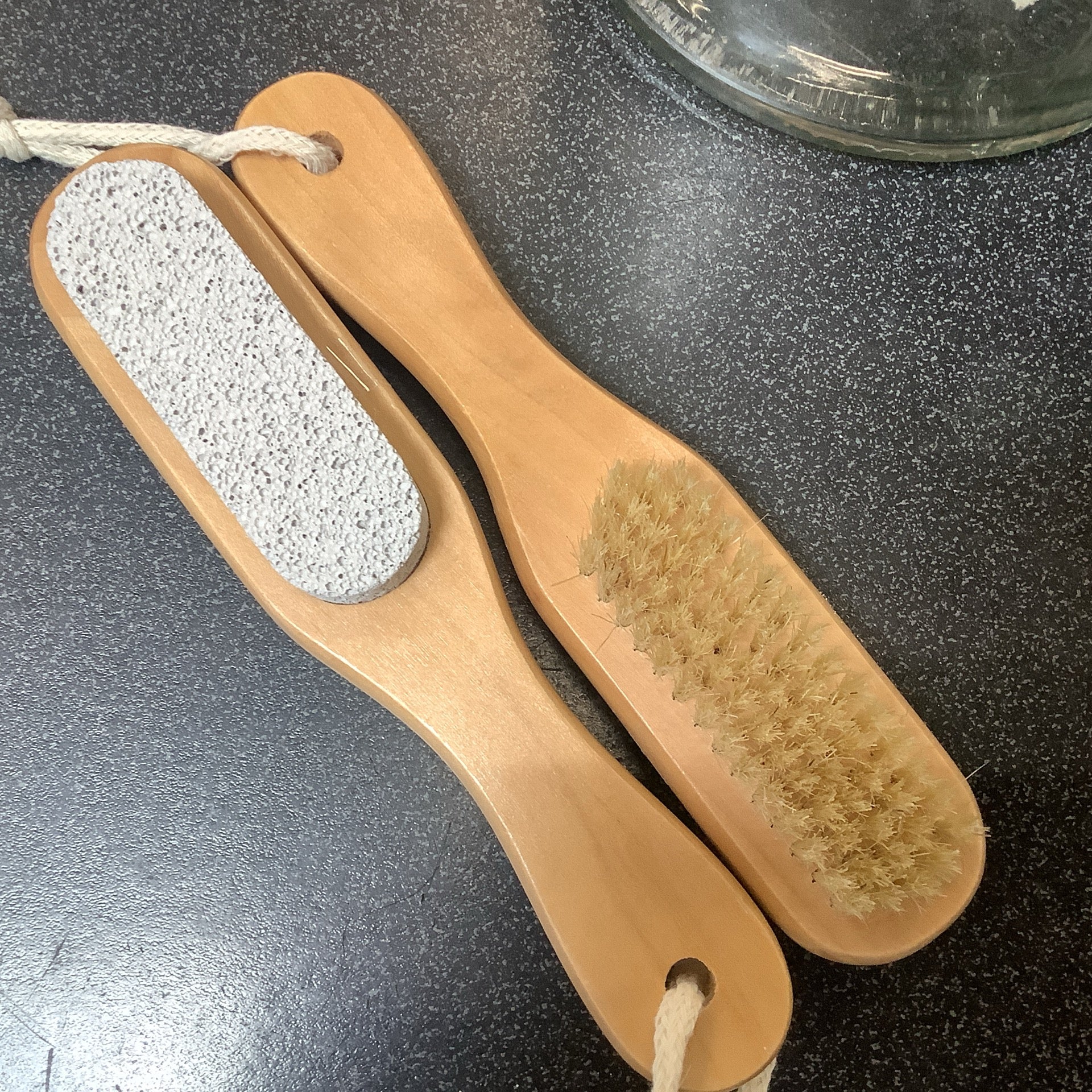 Two sided Pumice Stone Brush