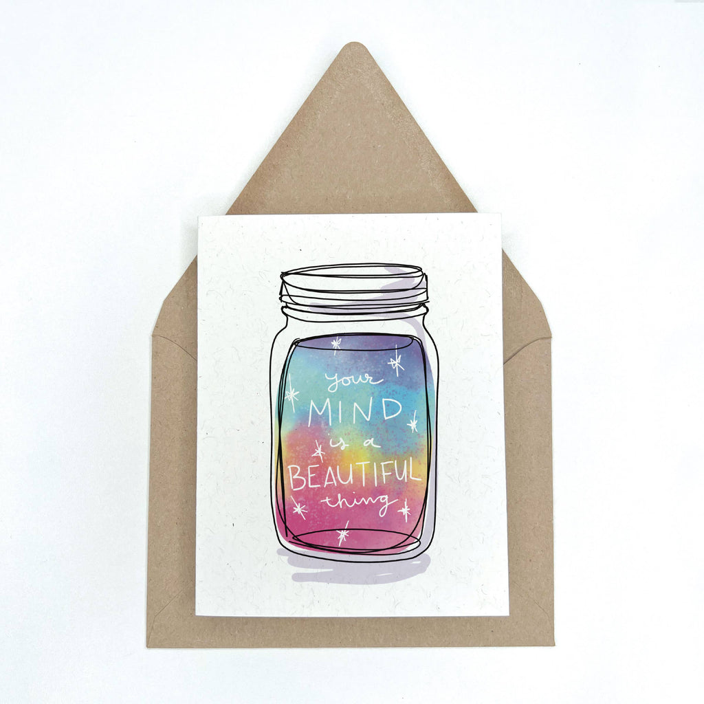 Your mind is a beautiful thing card