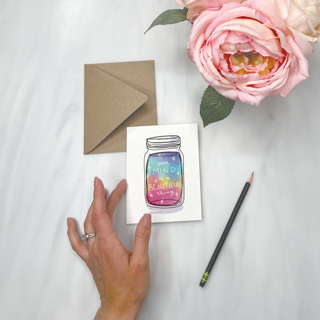 Your mind is a beautiful thing card