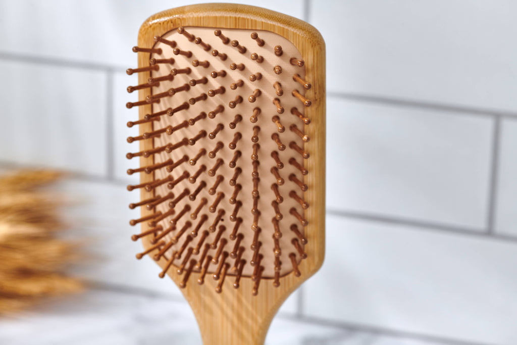 Plastic Free Bamboo Paddle Hairbrush