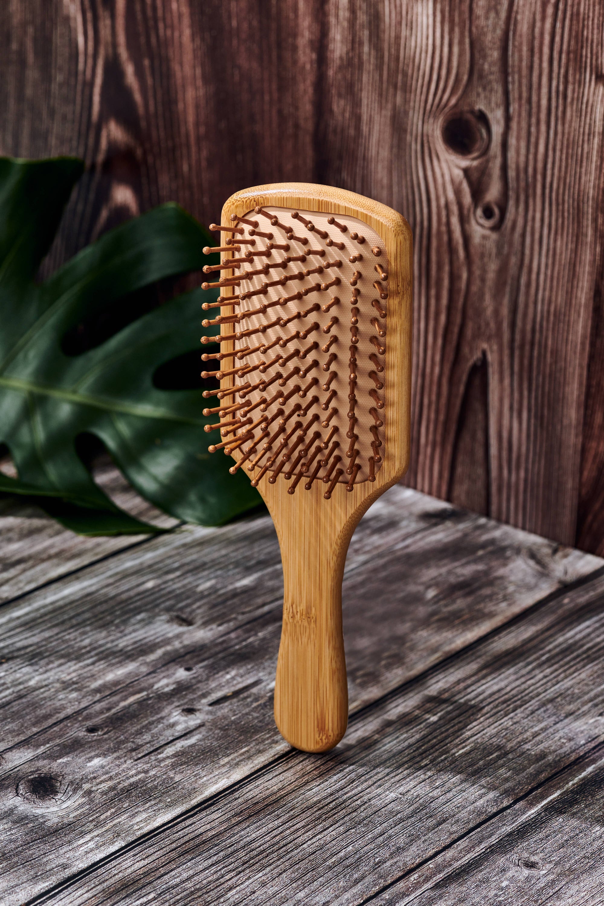 Plastic Free Bamboo Paddle Hairbrush