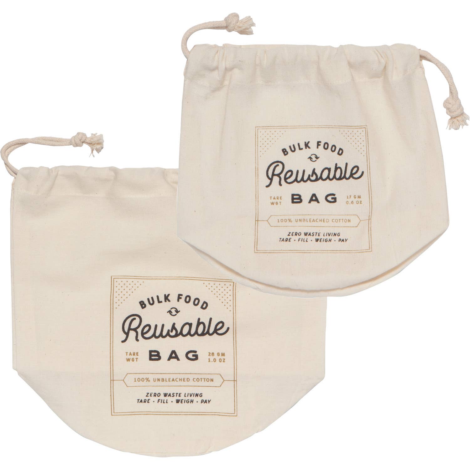Bulk Grocer Bags Set of 2