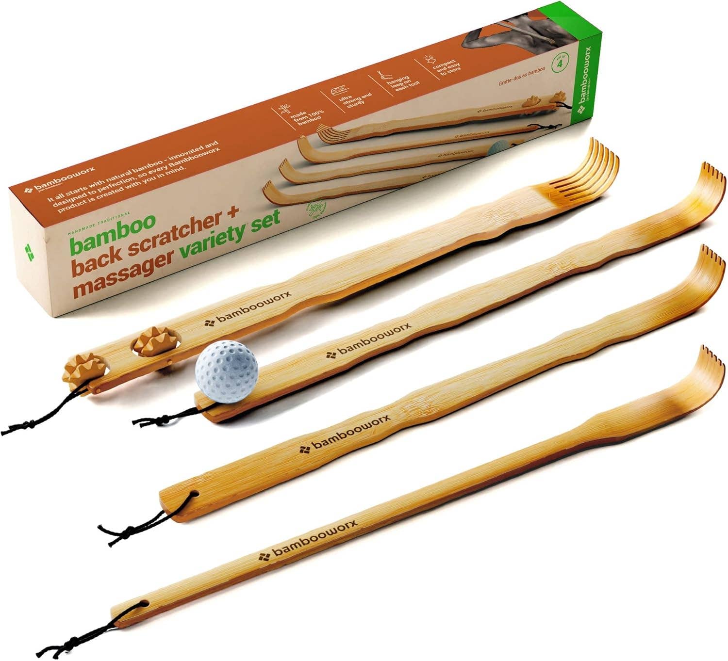 Traditional Bamboo Wooden Back Scratcher