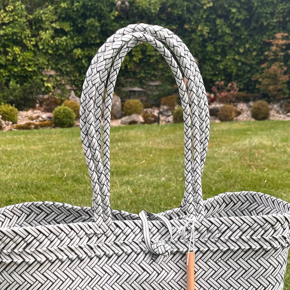 ♻️Recycled Plastic Tote Long Strapped Bag