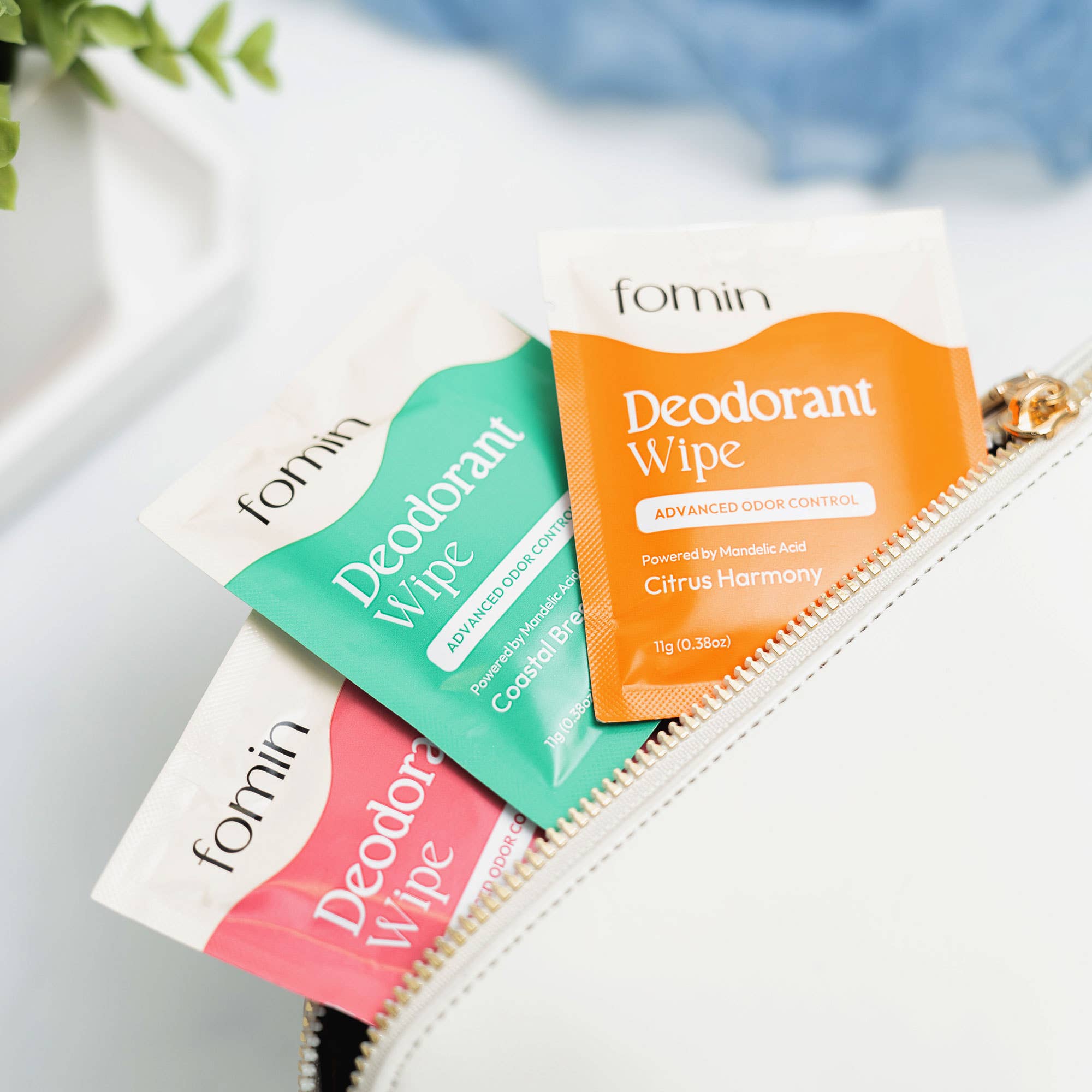 Acidified Deodorant Wipes