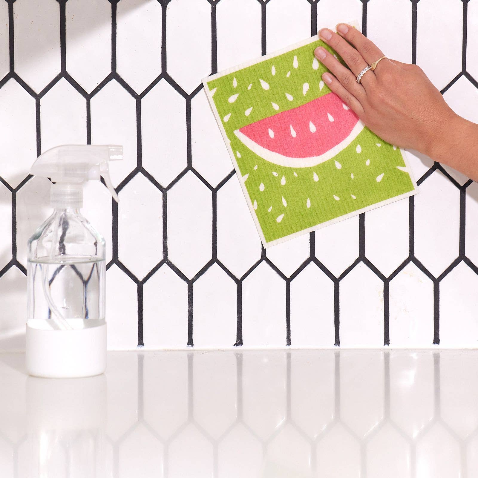 WATERMELON blu Cloths, set of 2