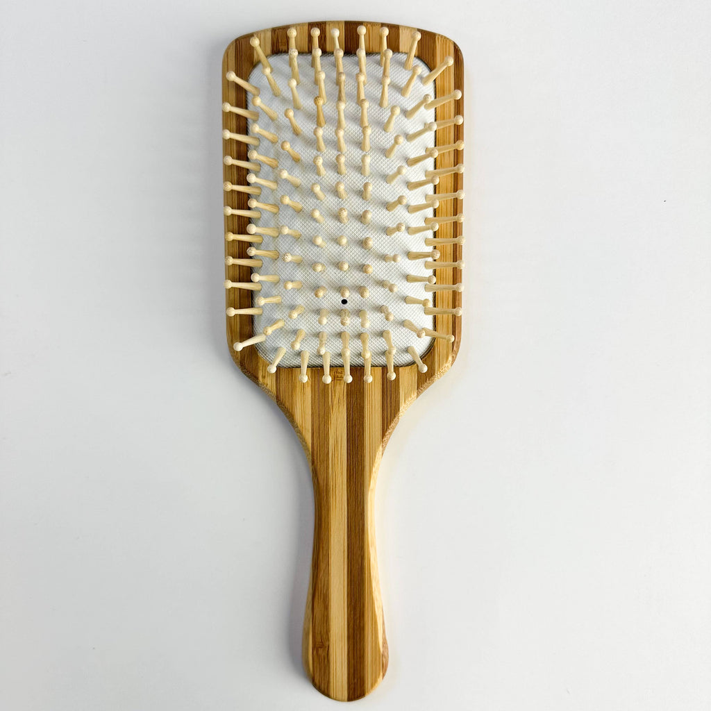 Plastic Free Bamboo Paddle Hairbrush