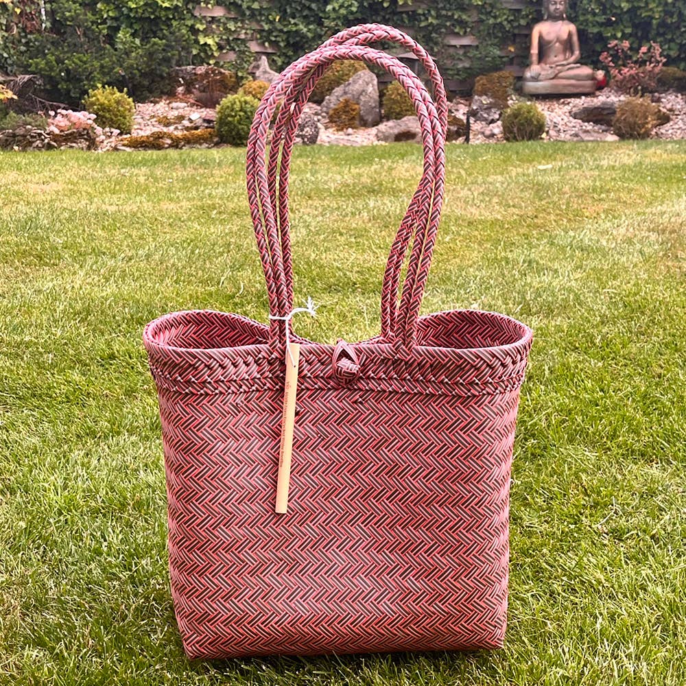 ♻️Recycled Plastic Tote Long Strapped Bag