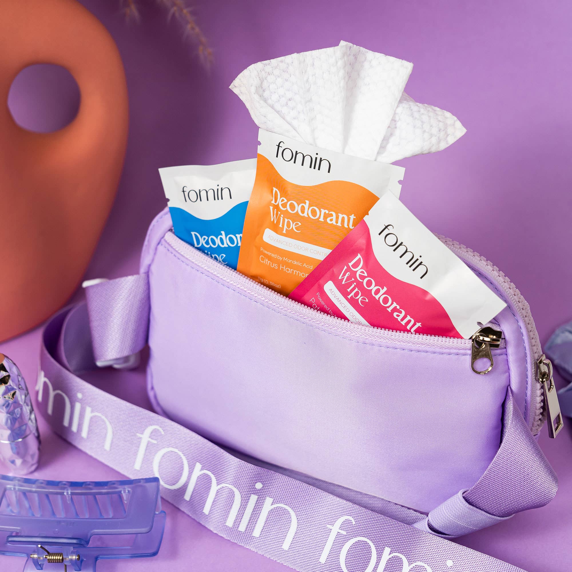 Acidified Deodorant Wipes