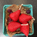 Strawberry candles