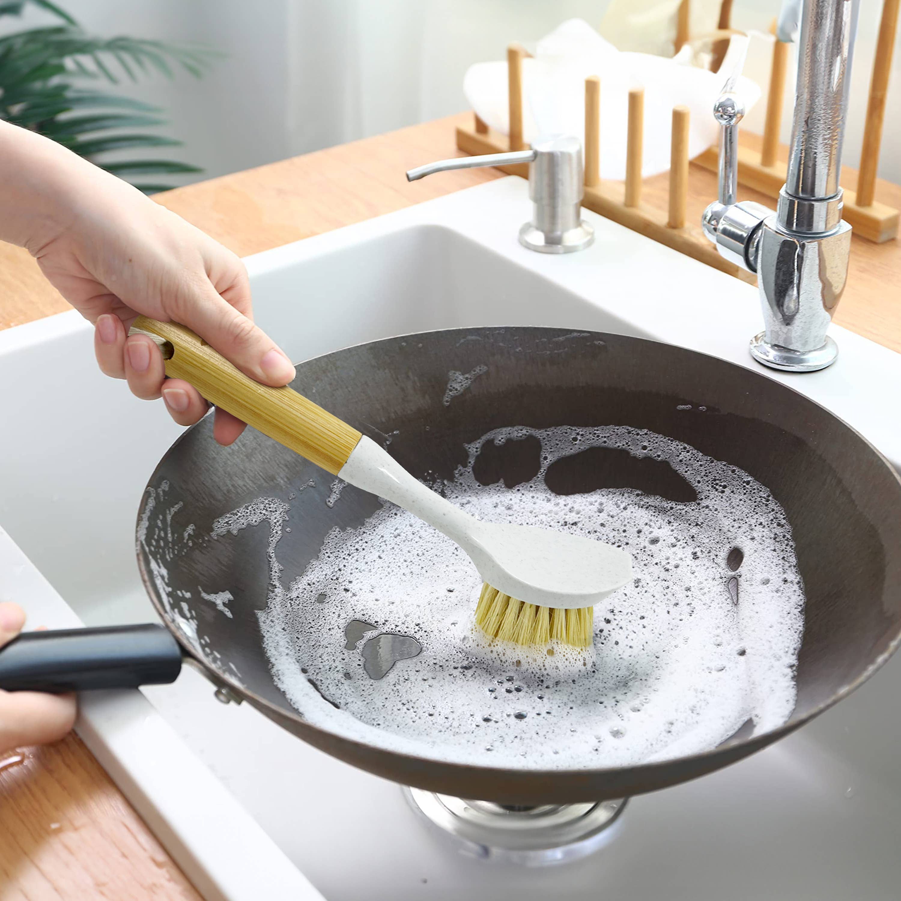 Airnex  Bamboo Brush with wheat & bamboo Handle