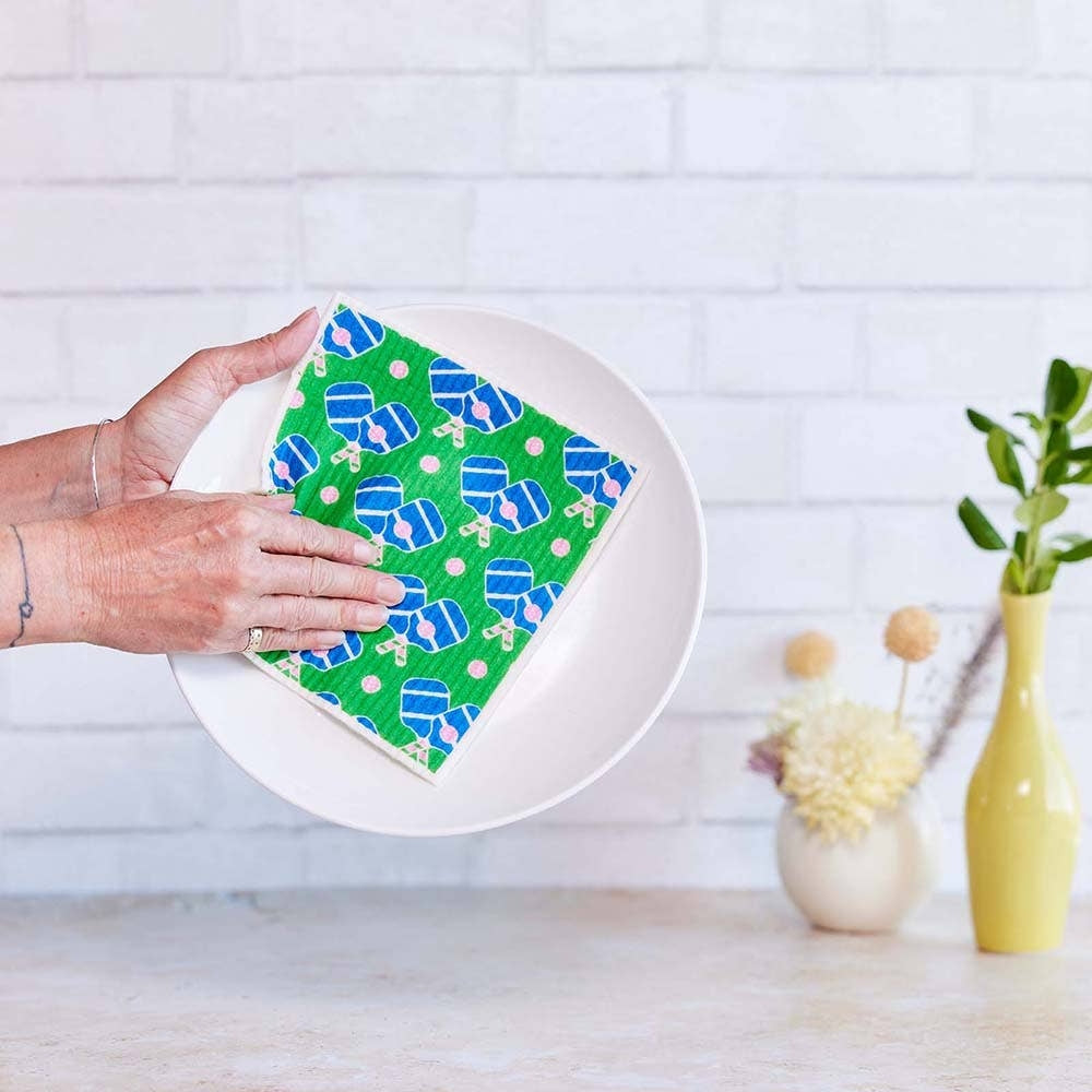 ***PICKLEBALL blu Cloths Reusable Sponge-Cloth, Set of 2