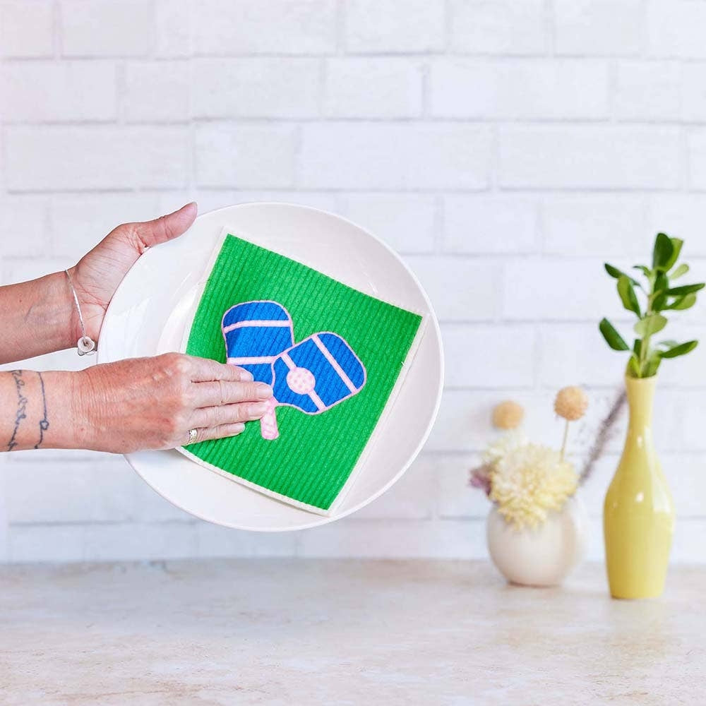 ***PICKLEBALL blu Cloths Reusable Sponge-Cloth, Set of 2